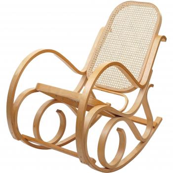 Silla Retro Roca con Estilo de Ratán