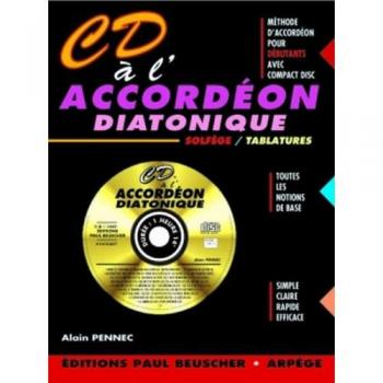 CD A l'Accordéon Diatonique avec Solfège et Tablature