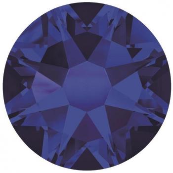Pack of 100 Swarovski Flatback Glue Fix Rhinestone Gems SS20 (4.7mm), Meridian Blue