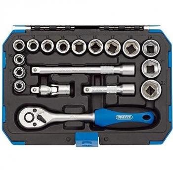 Draper 3.8 Square Drive Metric Socket Set
