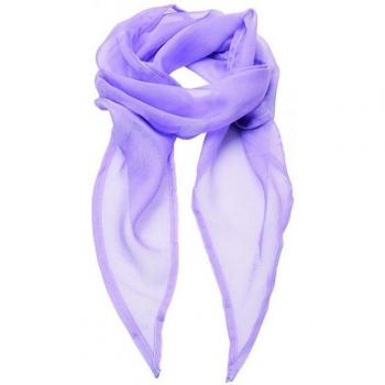 Premier Frauen-Schal – Violettes Musselintuch 98 × 16,5 cm
