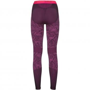 Odlo Damen Blackcomb Evolution Warm Pants 3/4 Sport Shorts, Schwarz/Pink