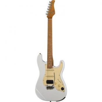 Mooer GTRS Guitare 801 Blanche Olympique Intelligente avec Étui
