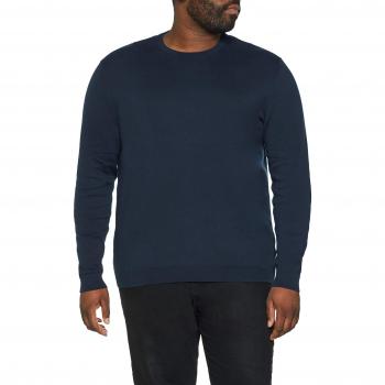 JACK & JONES Jjebasic Knit Crew Neck PS Noos, Pull Homme, Bleu (Navy Blazer)