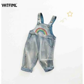Pantalones largos de tela vaquera para bebés