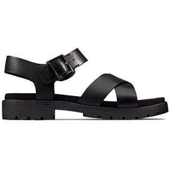 Clarks Damen Orinoco Strap Slingback Sandalen, Schwarz, 41 EU (Schwarz)