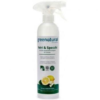 Pulitore limone per vetri e specchi Greenatural