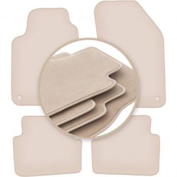 Tapis de voiture beige PREMIUM pour Renault Laguna II 2001-2007