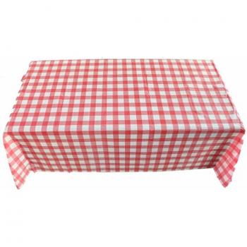 Colchoneta Barbacoa Gingham Color rojo