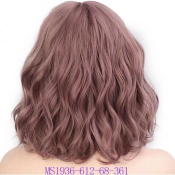 Perruque Femme Vague d'Eau Brun-Violet
