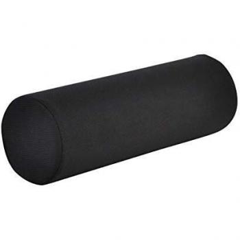 Coussin lombaire Desq en forme de rouleau rond Noir