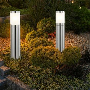 Set di Lampade a Piedistallo LED da Esterno