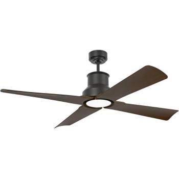 Ventilador de Techo Winche nogal oscuro PVC y sintético 127cm