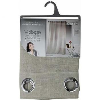Visillo Lavable Efecto Lino 140 x 240 cm