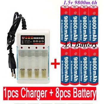 1.5V AA Alkaline Rechargeable Battery 9800mAh
