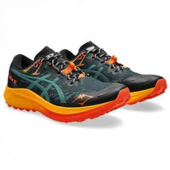 ASICS Fuji Lite 5 – Herren Traillaufschuhe – Saxon Green / Rainy Lake – D (normal) – 47