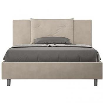Cama Appia 150x210 sin somier de microfibra