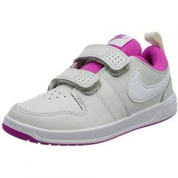 Nike Kinder Sneaker Pico 5 in Platinum Tint/White-Active Fuchsia