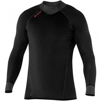 Camiseta Bare para Hombre, Manga Larga, Exowear, XXL, Negra