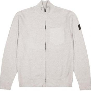 Lyle & Scott Giacca Zip Classica Grigia Chiara / Bianca XL