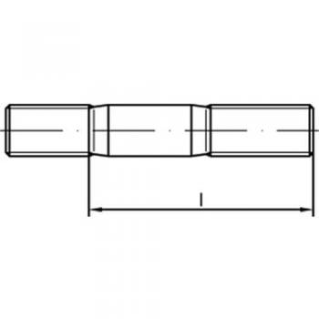 Stiftschraube M12 x 35mm 8.8 DIN 835 50 Stück