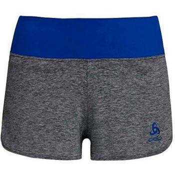 Odlo Short Running Femme Jackie d'entraînement, Noir-Bleu Lapis, Taille L