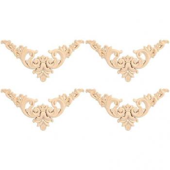 Toque Decorativo 12x12cm “Madera Esquina”