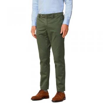 Hackett Kensington Green Chino Pants for Men – 34 (Thyme Green)