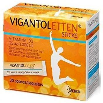 VIGANTOLETTEN STICKS 30 SOBRES DE VITAMINA D