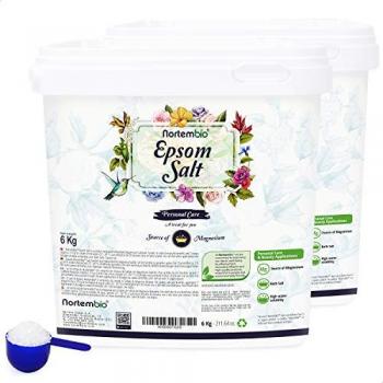 Sales Epsom 2 × 6 Kg – Hidratado con Vitamina C y E, Para Pieles Sensibles