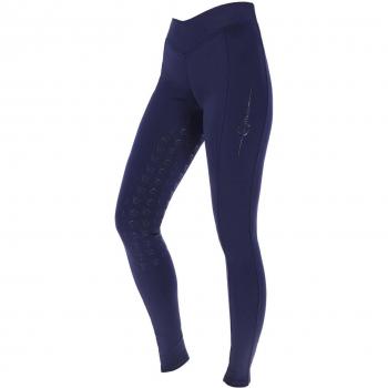 Covalliero Reitleggings Damen Full‑Grip ClassicStar – 42/44, Navy Farbvariante