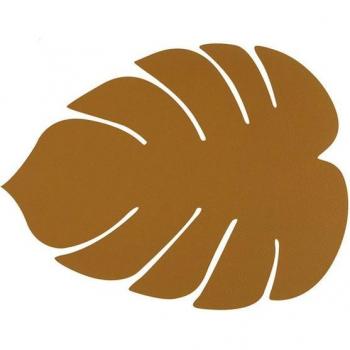 Clear Mustard Leaf Trivet 35 x 44.5 cm
