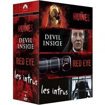 Coffret DVD Horreur 4 Films : Les Ruines, Devil Inside, Red Eye, Les Intrus