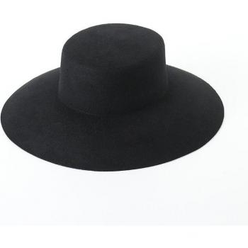 Vintage Lana 100% Ancho Sombrero Retro Casual para Mujer de Fieltro