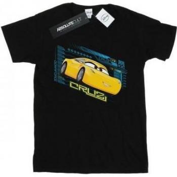 Blusa Disney Cars Cruz Ramirez, estilo boyfriend, tejido algodón, blanca