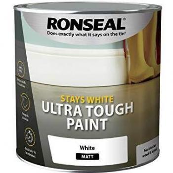 Ronseal Stays White Ultra Durable Matt Paint
