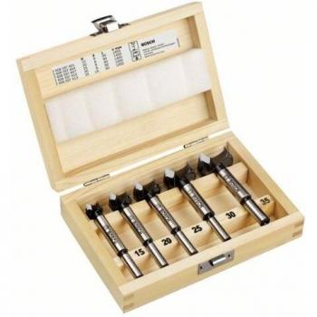 Juego de brocas para cajas de bisagras Bosch Professional (5 unidades, Ø 15/20/25/30/35 mm)