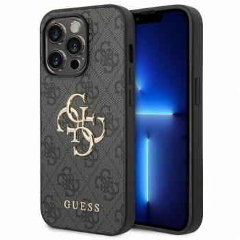 IPhone 15 Pro Max Guess 4G Big Metal Logo Hybrid Case