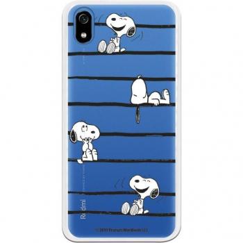 Funda Xiaomi Redmi 7A Snoopy Rayas Oficial