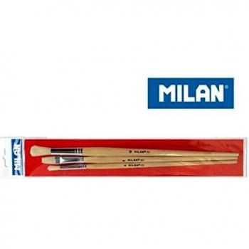 Blister de pinceaux Milan pour huile