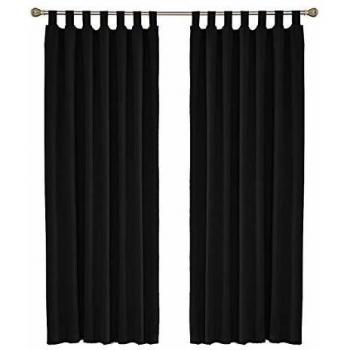 Thermal Insulation Tensioned Blinds by UMI, 140x290 cm Black