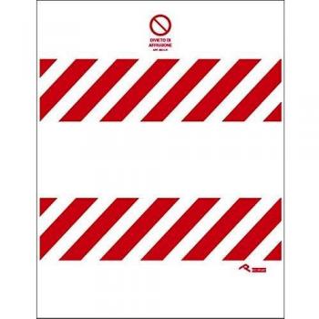 Cartello Recinplast Divieto di Affissione con Fasce di Sicurezza
