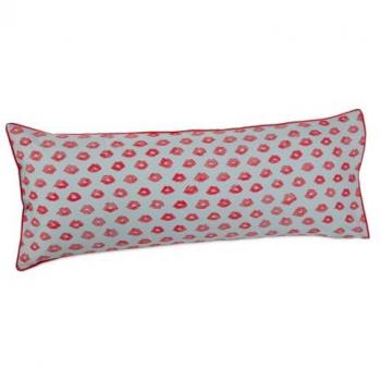 100% Cotton Red Lips Body Pillow