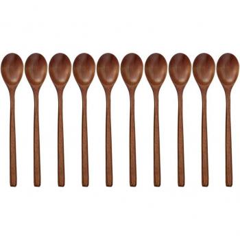 Cuchara de Madera JEYL, 10 cucharadas, utensilio de cocina de estilo japonés