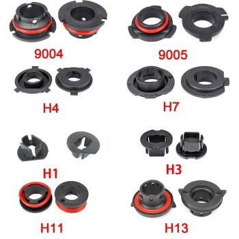 Adaptateur de phare LED pour voiture, 1 paire de douilles H1 H3 H4 H7 H11 H13 9004 9005