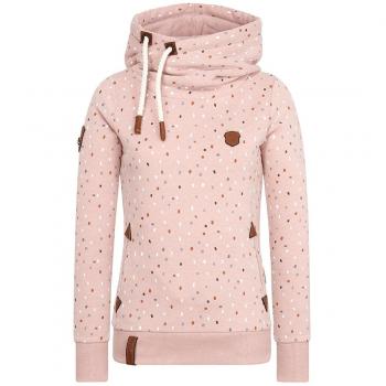 Naketano Female Double Ds Hoody – Lichtschwert‑Kollektion, Dusty Pink Melange, L