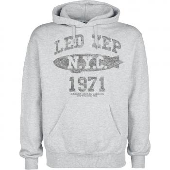 Felpa con cappuccio grigia Led Zeppelin LZ College
