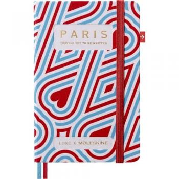 Cuaderno Moleskine Pocket Luxe Ciudad París, Cierre Elástico