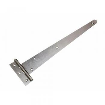 Rust-resistant Gate Shed Door Tee T Hinge 12 Inch 300mm Zinc Plated Steel + Screws