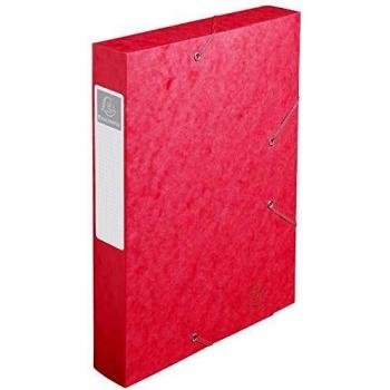 Exacompta A4 60mm Red File Storage Box Pack of 10